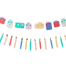 Load image into Gallery viewer, OPB803 - Oui Party Birthday Mini Banner Set