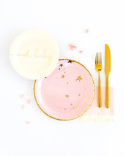 Load image into Gallery viewer, Baby Pink Star 9" Plates