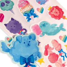 Load image into Gallery viewer, Stickiville Stickers: Fluffy Cotton Candy - Scented
(Paper)