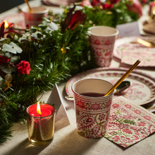 Load image into Gallery viewer, Festive Paisley Cups (10 per pack)
