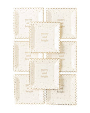 Load image into Gallery viewer, GLD940 - Golden Holiday Merry & Bright Plate