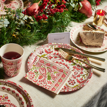 Load image into Gallery viewer, Festive Paisley Cocktail Napkins (25 per pack)
