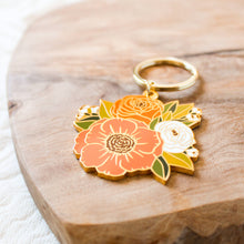 Load image into Gallery viewer, Fall Bouquet Metal Keychain 2x2 in.
