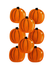Load image into Gallery viewer, BCH941 - Boo Crew Watercolor Pumpkin Shaped Plate