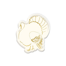 Load image into Gallery viewer, THP842 - Gold Turkey Shaped Plate 8ct -Thanksgiving