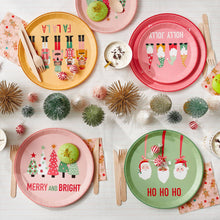Load image into Gallery viewer, Christmas Characters Large Plates (10 Per Pack)