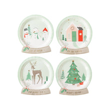 Load image into Gallery viewer, SNW932 - Snow Fun Snow Globe Shaped Plate