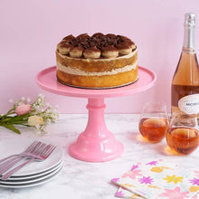 Load image into Gallery viewer, Pink Melamine Cake Stand