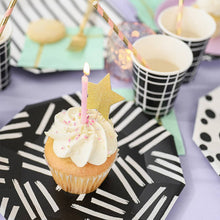 Load image into Gallery viewer, Dashes and Dots Large Plates (10 per pack)