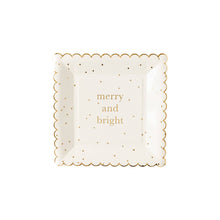Load image into Gallery viewer, GLD940 - Golden Holiday Merry & Bright Plate