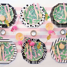 Load image into Gallery viewer, Dashes and Dots Large Plates (10 per pack)