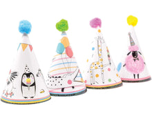 Load image into Gallery viewer, Sherbet Animals Mini Party Hats