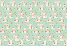 Load image into Gallery viewer, Llama Birthday Party Gift Wrap Sheet Pack w/Tags - 5 Assorted Sheets 13"x19"
