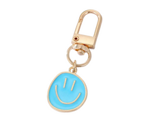 Load image into Gallery viewer, Happy Face Charm Keychain