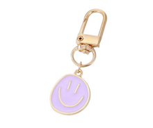 Load image into Gallery viewer, Happy Face Charm Keychain