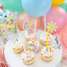 Load image into Gallery viewer, Unicorn Dreams Mini Toppers (10 per pack)