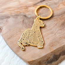 Load image into Gallery viewer, Cheetah Metal Keychain 2x2 in.
