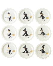 Load image into Gallery viewer, Witching Hour Witches Paper Plate Set