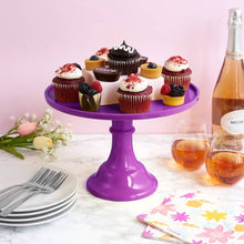 Load image into Gallery viewer, Fuchsia Melamine Cakestand