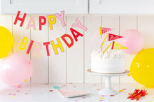 Load image into Gallery viewer, HBD811-Pink Birthday Cake Toppers
