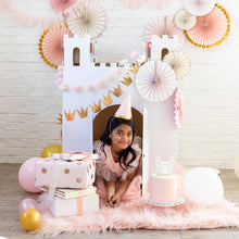 Load image into Gallery viewer, PRC804 - Princess Crowns and Pom Pom Tulle Banner Set