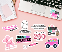 Load image into Gallery viewer, 10 Pack Stickers - Decals Balloon Artist Edition