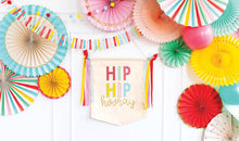 Load image into Gallery viewer, Hip Hip Hooray Canvas Banner