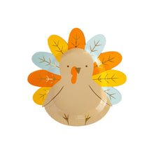 Load image into Gallery viewer, THP939- Harvest Turkey Shaped Plate