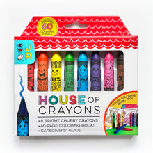 Load image into Gallery viewer, iHeartArt Jr House of Crayons with coloring book