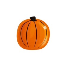 Load image into Gallery viewer, BCH941 - Boo Crew Watercolor Pumpkin Shaped Plate
