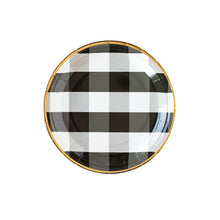 Load image into Gallery viewer, Basic Gingham Farm Round 9" Plates