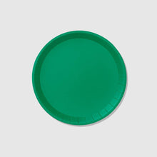 Load image into Gallery viewer, Green Classic Large Plates (10 per pack)