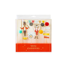 Load image into Gallery viewer, CAR910 - Carnival Cake Topper Set