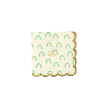 Load image into Gallery viewer, SPD938 - Occasions By Shakira - Foiled Rainbow Scallop Cocktail Napkin