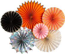 Load image into Gallery viewer, HNT801 - Happy Haunting Party Fans 6 set
