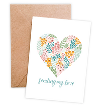 Load image into Gallery viewer, Sending My Love Greeting Card