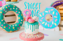 Load image into Gallery viewer, Donut Birthday - Donut Cake Topper - Donut Grow Up - Sweet One - One is Sweet - Two Sweet - Donut Party Theme
