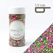 Load image into Gallery viewer, Pink Green Sprinkle Mix - Killarney Rose - Cupcake - Cake - Candy - Cookie - Sprinkle Mix - Llama Cactus Party - Sprinkle Pop Sprinkles