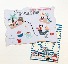 Load image into Gallery viewer, Pirate Party - Sticker Sheets - Party Favors - Treasure Map - Goody Goodie Bag Favors - Sticker Activity Sheets - Pirates - Pirate Theme