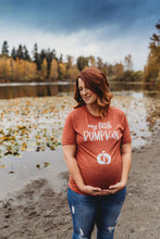 Load image into Gallery viewer, Pregnancy Announcement - Expecting Shirt - Pumpkin Fall Thanksgiving - Baby Bump - Shirt for Expecting Mom Mama - My Little Pumpkin Bumpkin
