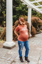 Load image into Gallery viewer, Pregnancy Announcement - Expecting Shirt - Pumpkin Fall Thanksgiving - Baby Bump - Shirt for Expecting Mom Mama - My Little Pumpkin Bumpkin