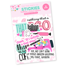 Load image into Gallery viewer, 10 Pack Stickers - Decals Balloon Artist Edition
