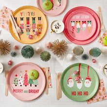 Load image into Gallery viewer, Christmas Characters Small Plates (10 Per Pack)
