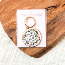 Load image into Gallery viewer, Shop Small Metal Keychain 2x2 in.
