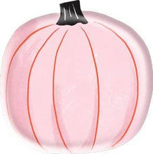 Load image into Gallery viewer, HNT848 - Happy Haunting Pink Pumpkin Shaped 7&quot; Plate
