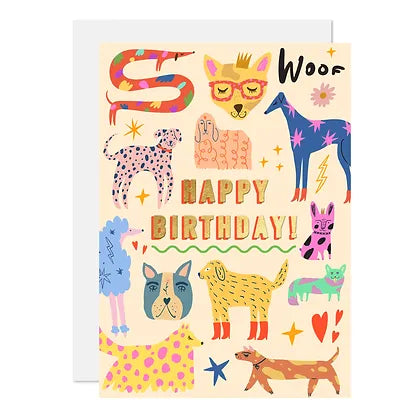 Fabulous Birthday Dogs Card
