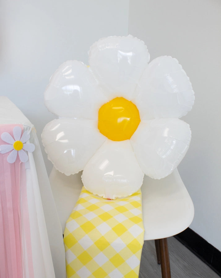 Groovy Daisy Flower Foil Balloon (28 Inches)