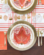 Load image into Gallery viewer, THP840 - Harvest/Thanksgiving Maple Leaf Shaped 7&quot; Plate 8ct
