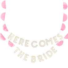 Load image into Gallery viewer, PLHB25A - Here Comes The Bride Banner Set
