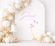 Load image into Gallery viewer, Silly Little Goose Birthday Backdrop Decal
